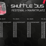 Open Beatz Shuttle Bus retour