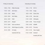 Airbeat One Timetable Mainstage